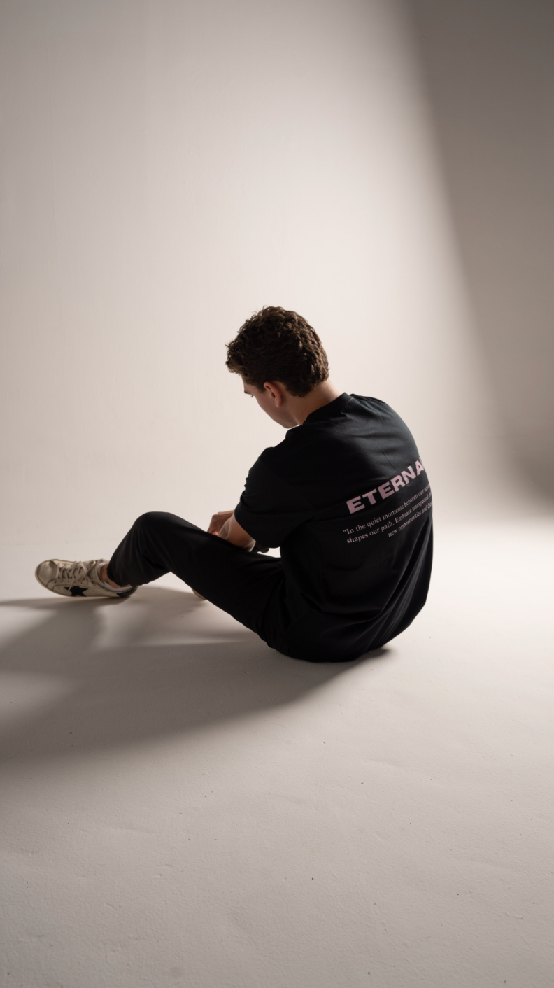 Stillness Black Tee