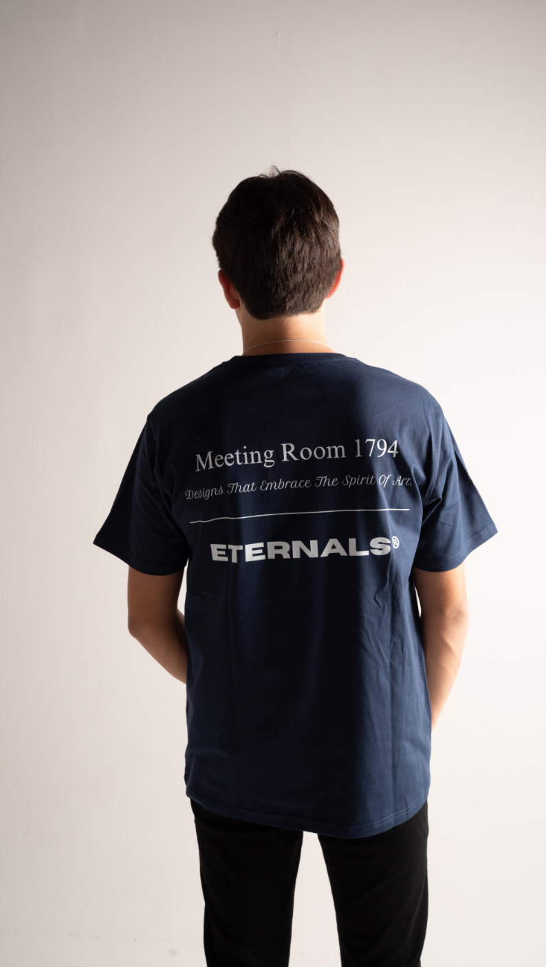 Meeting Room 1794 Navy Tee