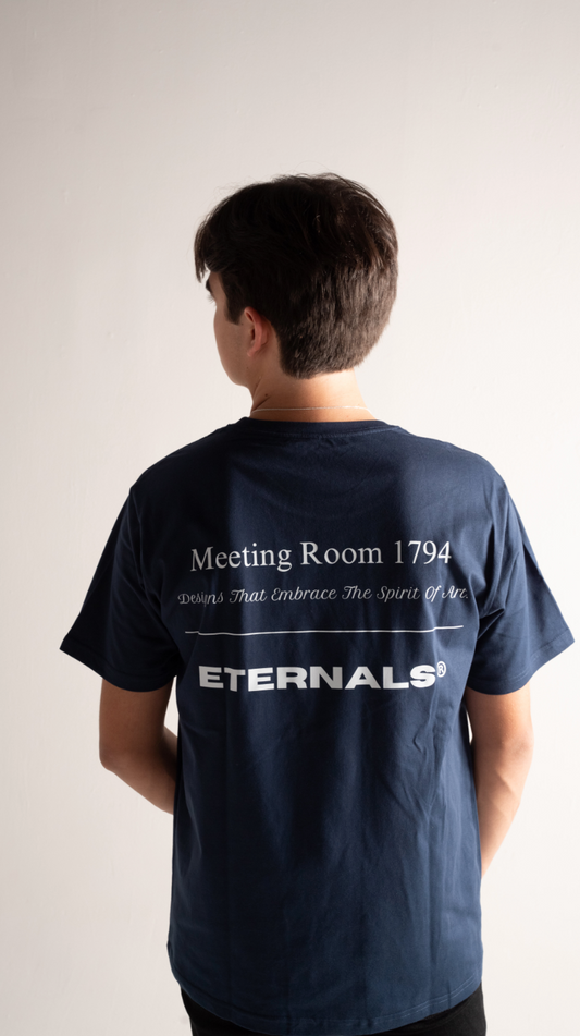 Meeting Room 1794 Navy Tee