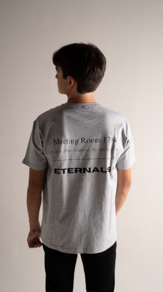 Meeting Room 1794 Gray Heather Tee