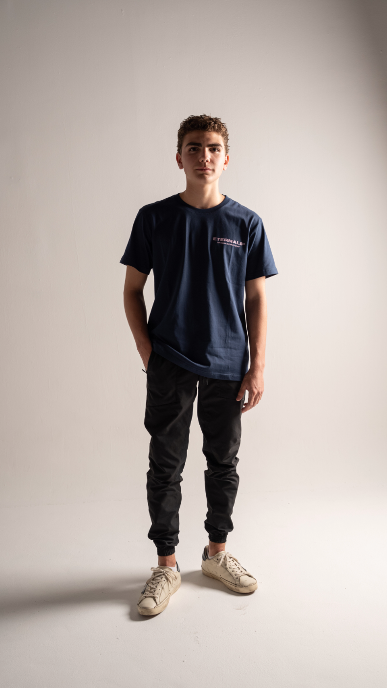 Stillness Navy Tee