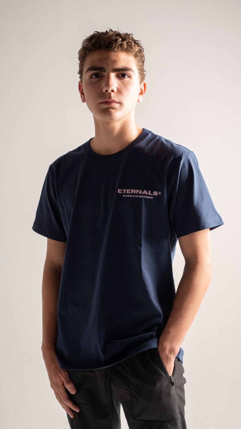 Stillness Navy Tee