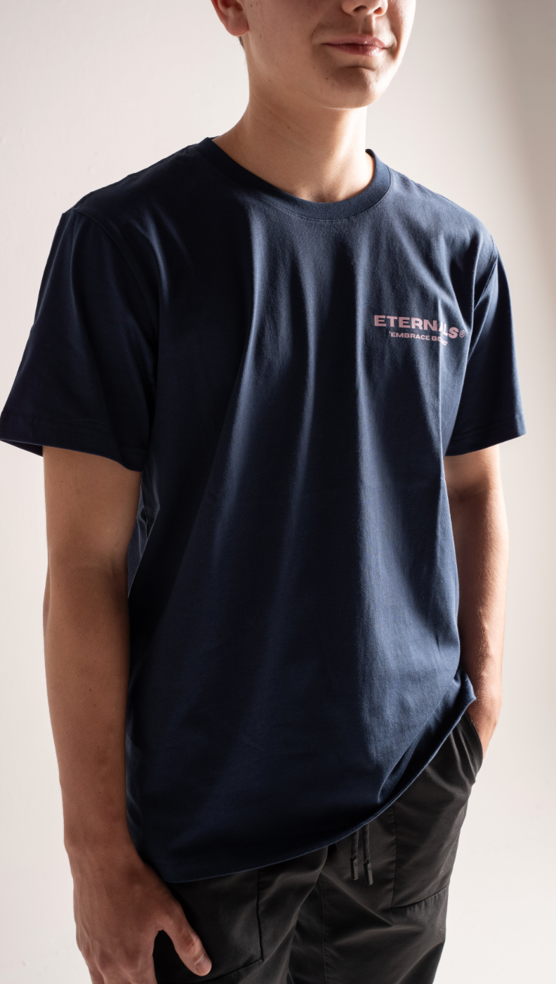 Stillness Navy Tee